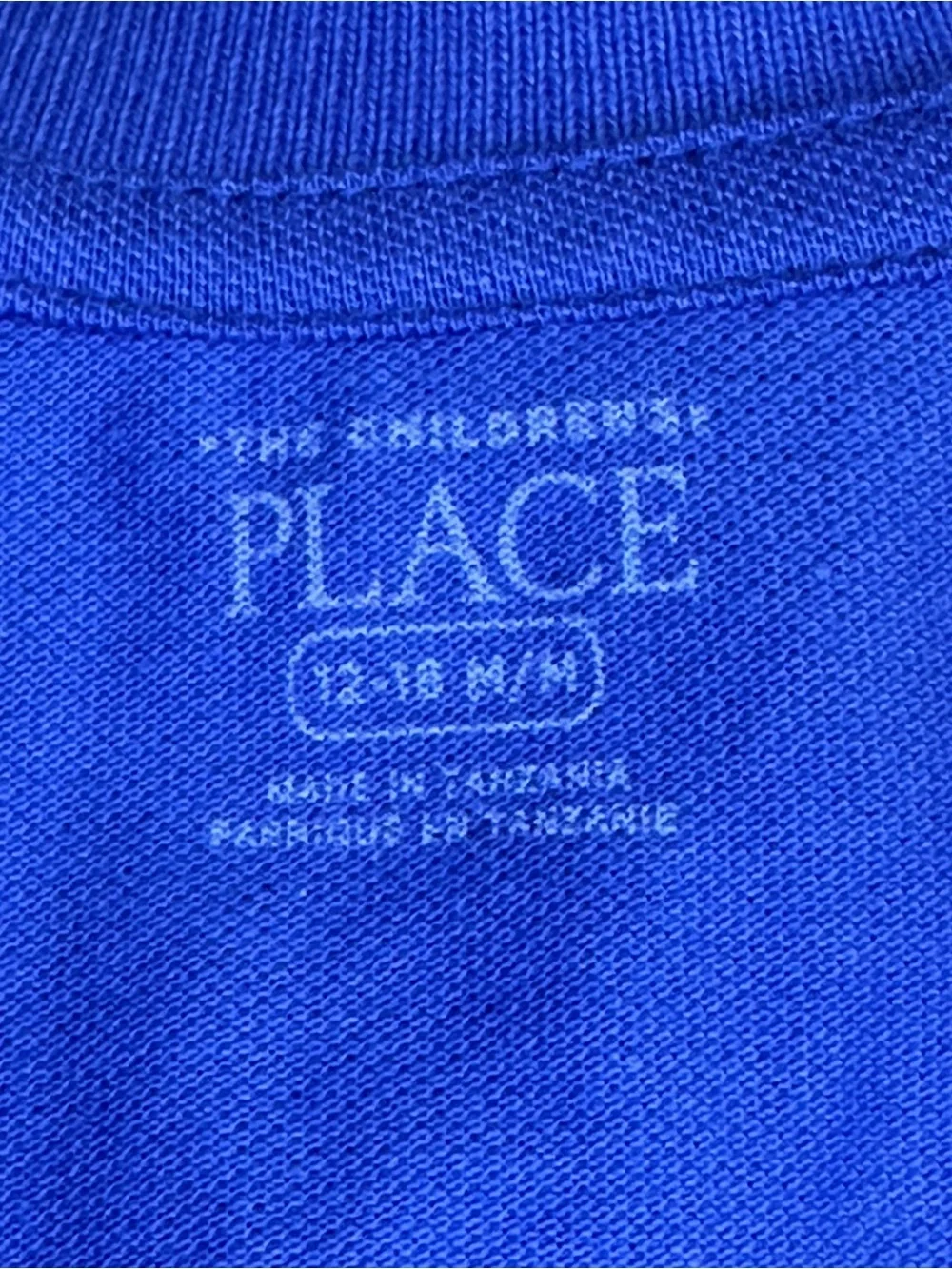 The Children’s Place Blue Polo Shirt Size 12-18M Summer Casual Special Occasion